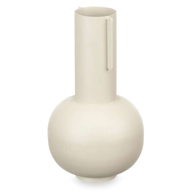 Vaza din metal, culoare pastel, 14 x 28 cm