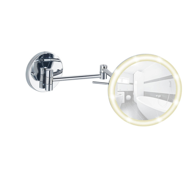 Oglindă cosmetică de perete LED, Power - loc, WENKO