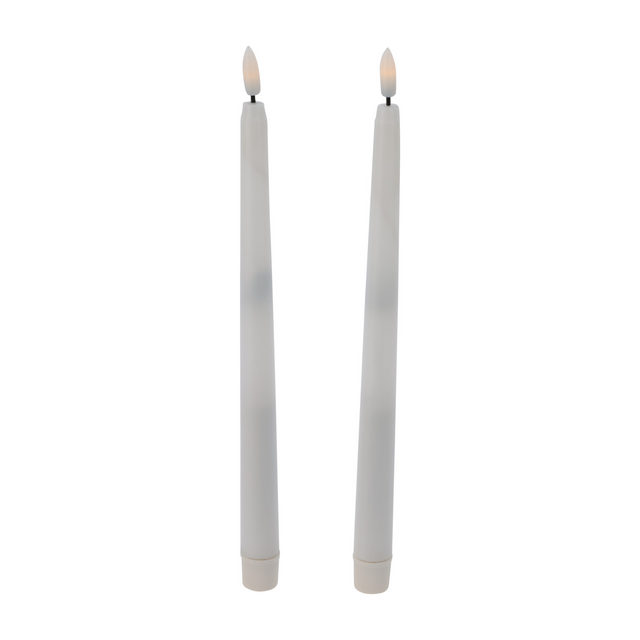 lumânări de masă din ceară cu LED, 27 cm