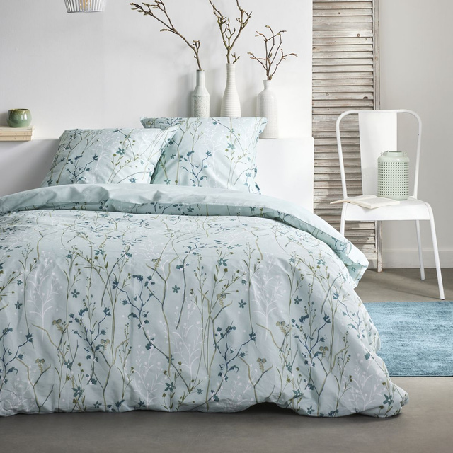 Lenjerie de pat din bumbac, pilota si 2 perne, 220 x 240 cm, LILES