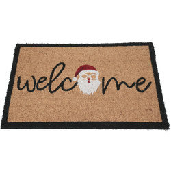 Covoare din fibră de nucă de cocos 59x39 cm, Moș Crăciun, model 1