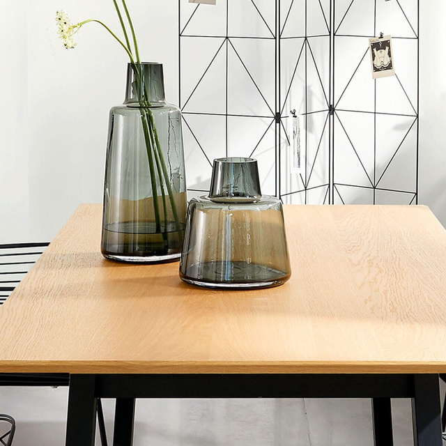 Vaza decorativa RETRO, 23 cm, gri