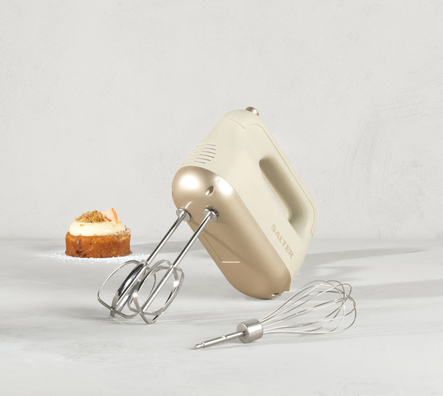 Mixer de mână 250 W SALTER, 5 viteze, 3 accesorii