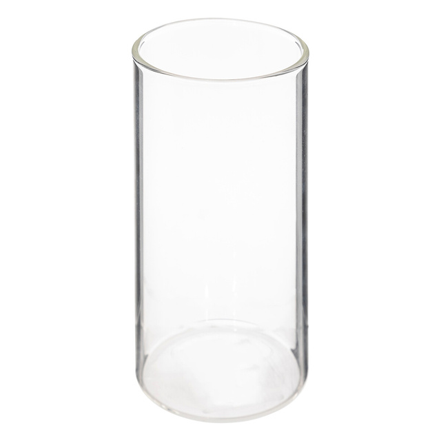 Urcior de sticlă și 4 pahare cu capac din bambus