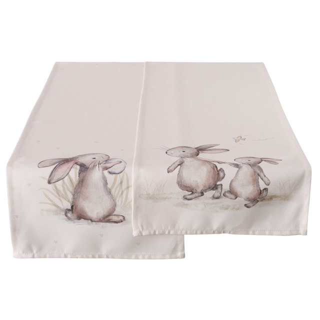 Stergar de Paste cu modelul iepuras Knuffi, 140 x 40 cm