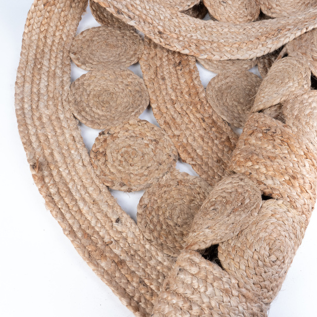 Covor din iuta,150 cm, cu model