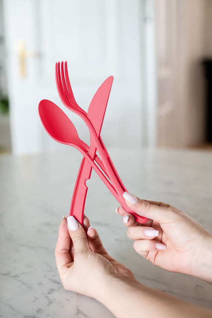 Set de tacamuri turistice KLIKK ORGANIC, KOZIOL