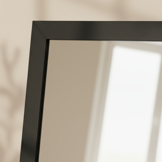 Oglindă de podea HAVLYS, 127 x 37 cm, negru