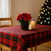 Masă cu carouri scoțiene, 130 x 180 cm, model 1