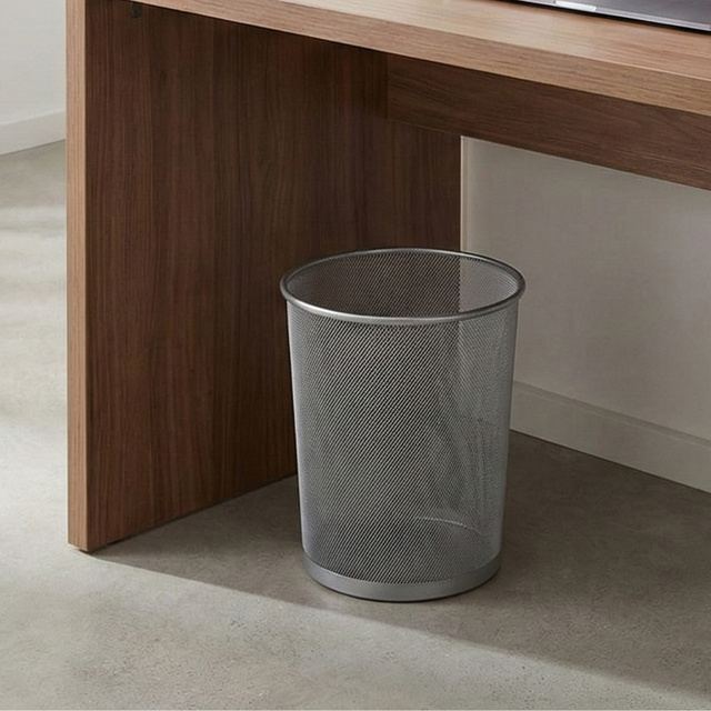 Coș de hârtie din plasă metalică