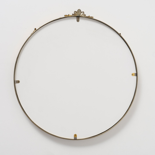 Oglinda,  Madeleine,  rotunda, auriu