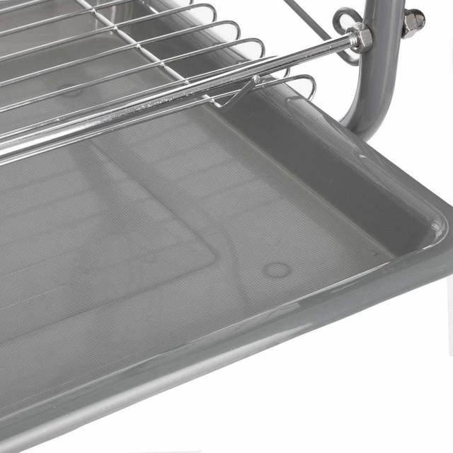 Scurgator vase 2 niveluri + coș pentru tacâmuri