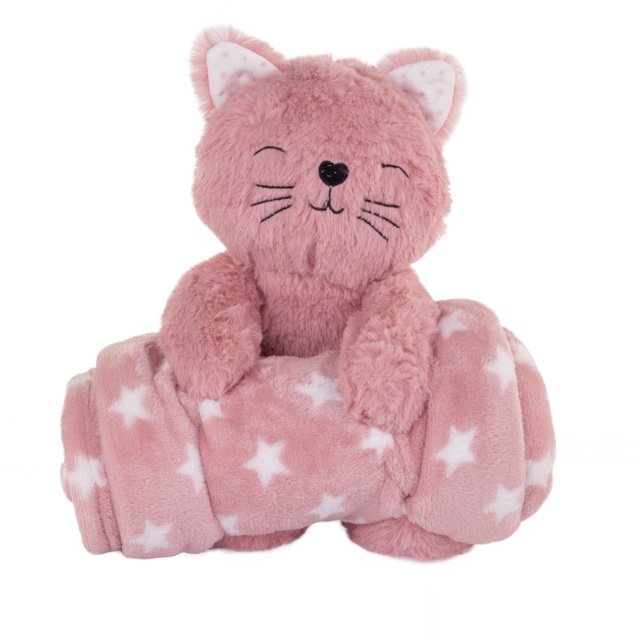 Pătură de lână cu o mascota, 75 x 100 cm