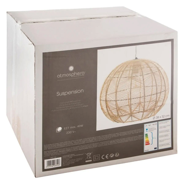 Lampa de masa din rattan KITA, 38 cm