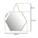 Oglinda hexagonala 20 cm