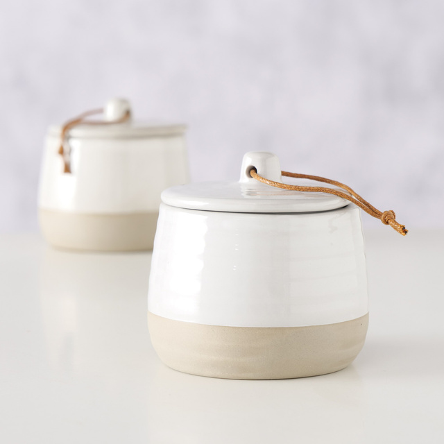 Vas depozitare portelan Magalie, 9 x 9 cm