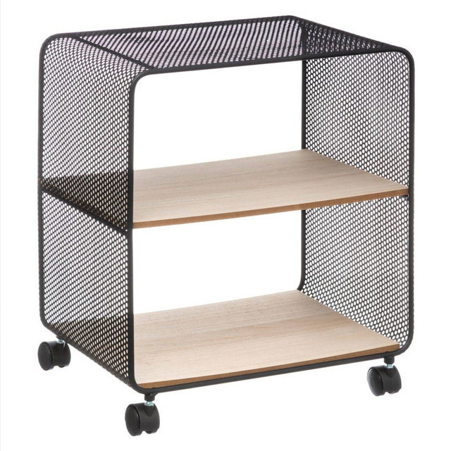 Dulap pe roți SOUTH BAY, 2 rafturi, structură ajurata