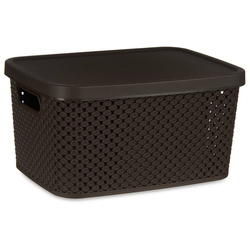 Cos din plastic cu capac, organizator, 3,5 l