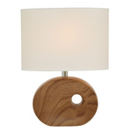 Lampă de masă OAKVILLE cu bază din porțelan, 30 cm