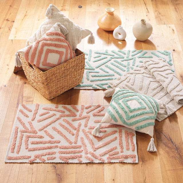 Covor de baie cu model matlasat ATHENA, 60 x 90 cm