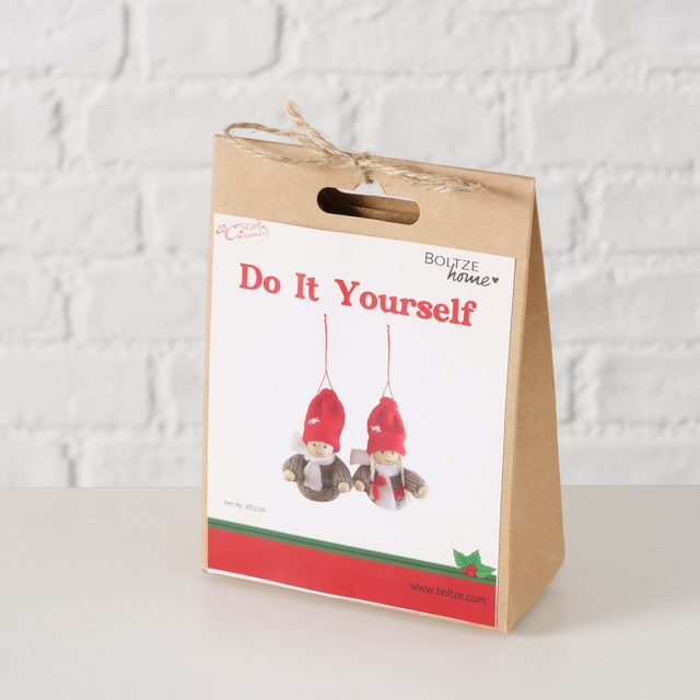 Set DIY pentru crearea de decorațiuni, 2 figurine.