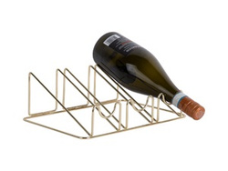 Suport pentru vin WIRED, metalic, 10 x 20 x 28 cm