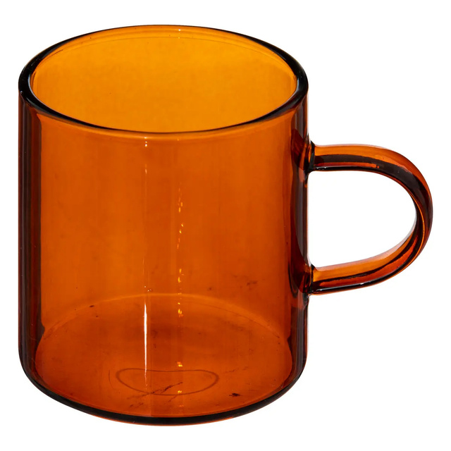 Căni din sticlă colorată MIA, 6 x 100 ml