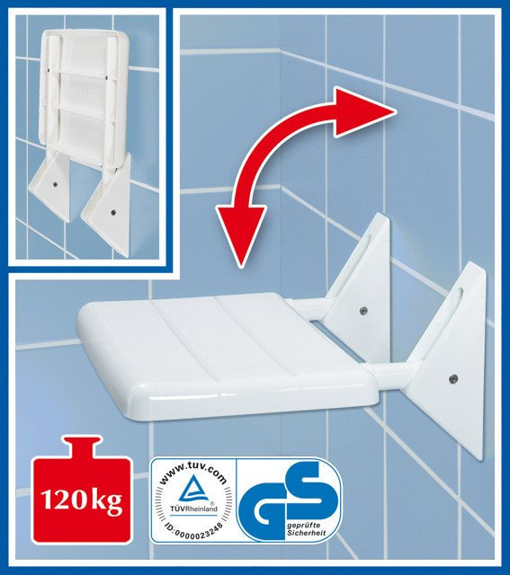 Scaun de baie - taburet pliabil pentru duș, WENKO