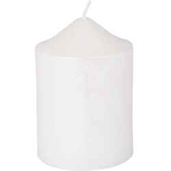 Candelă decorativă cu model metalic, 7 x 10 cm