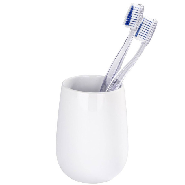 Recipient pentru periuțe de dinți MALTA WHITE, WENKO, alb