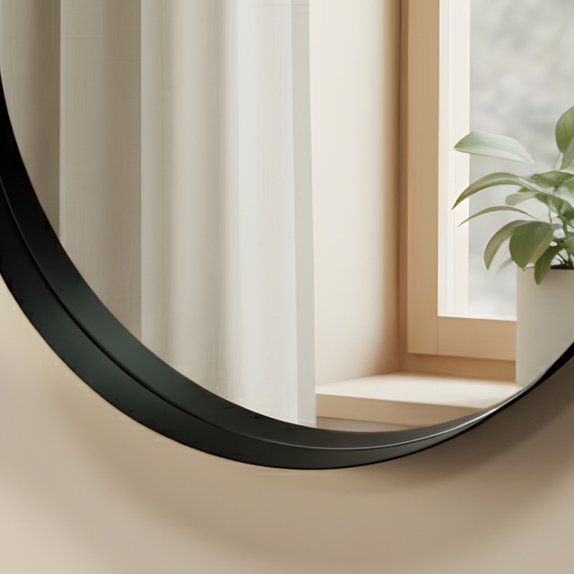 Oglindă de perete rotundă SVEA, Ø 50 cm