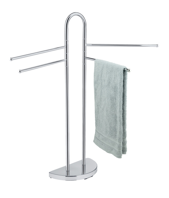 Suport pentru prosoape de baie - cu 4 brațe, cromat, WENKO