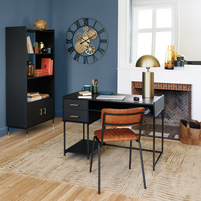 Lampă de masă aurie CHAMPI, in forma de ciupercă, înălțime 50 cm