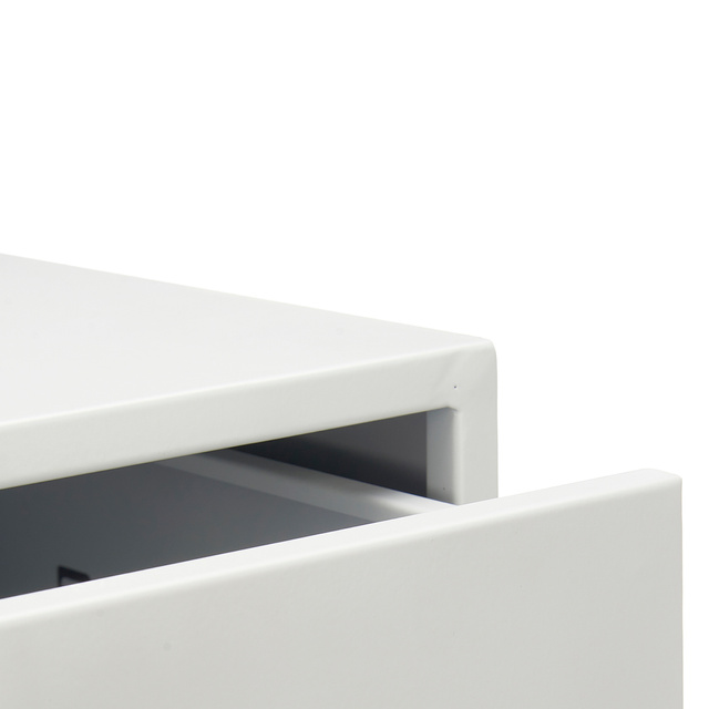 Masuta metalica cu sertar, 35 x 42 x 50 cm