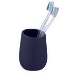 Pahar ceramic pentru periuțe de dinți BADI, gri, Wenko