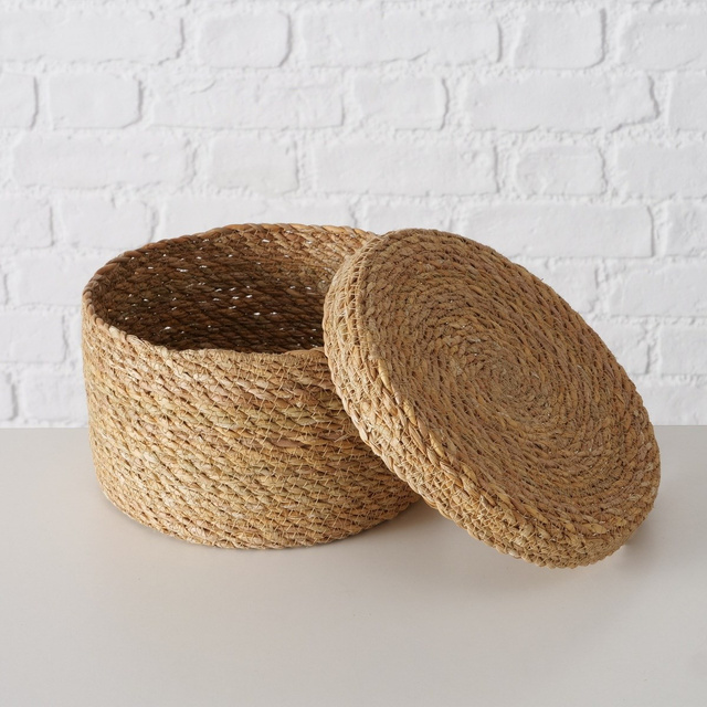 Set de coșuri Sophy iarbă de mare, cu capac