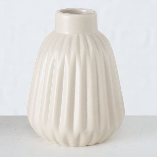 Vaza cu dungi, ESKO, bej