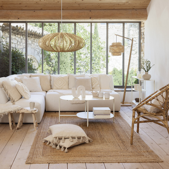 Lampă suspendată Tery împletită, Ø 57 cm