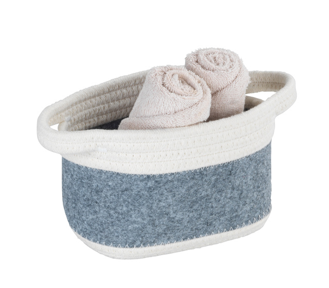 Cos de baie BEA, fetru + poliester reciclat, WENKO