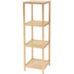 Raft din bambus pe 4 niveluri, 110 cm