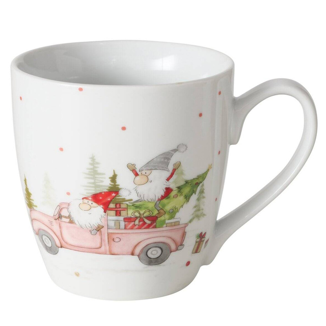 Cana mare cu motiv festiv CARRIE, 480 ml