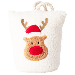 Opritor pentru ușă cu model sărbătoresc, ren.