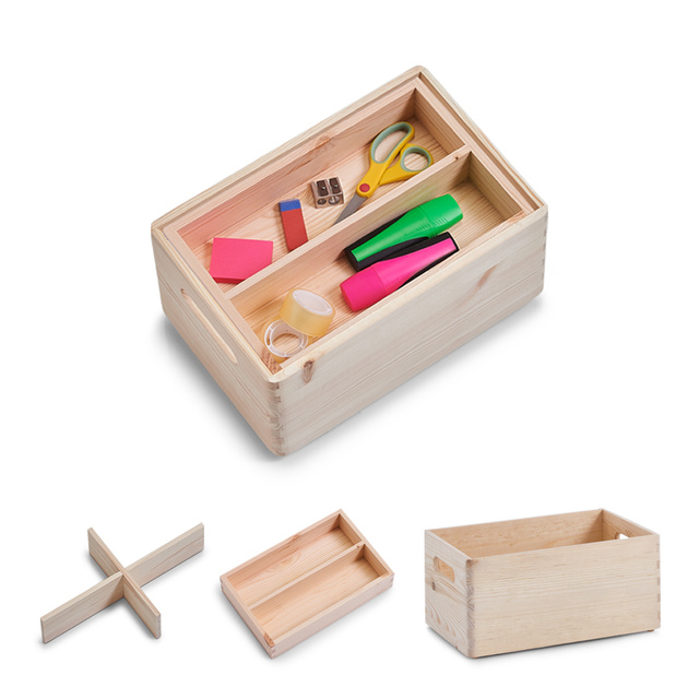 Cutie depozitare cu compartimente detasabile, 30 x 20 x 15 cm