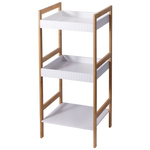 Stâlp de baie FORMA, cadru din bambus, 36 x 33 x 80 cm