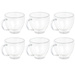 Set cesti termice pentru cafea sau ceai, pereti dubli, 6 cesti, 140 ml