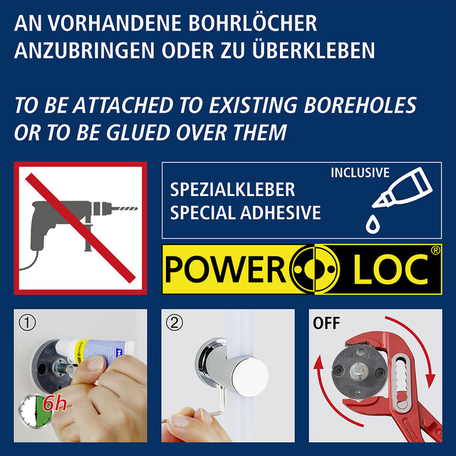 Bara de dus LED 94 cm, alb cald, WENKO