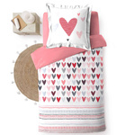 Set lenjerie de pat pentru copii LOLOVE, bumbac, 140 x 200 cm