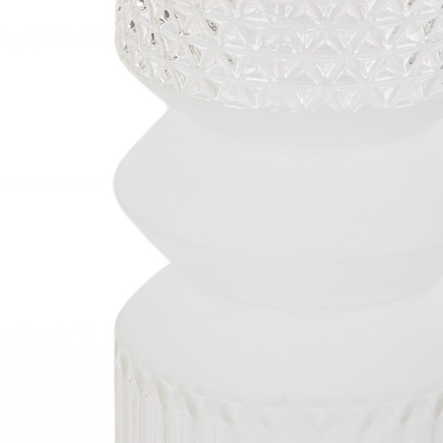 Vaza cilindrica din sticla, 25 cm