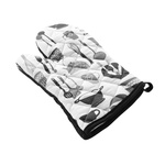 Manusa de cuptor din bumbac, intarituri din silicon, 30 x 18 cm