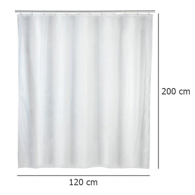 Perdeaua de duș UNI, 120 x 200 cm, alb, VENKO